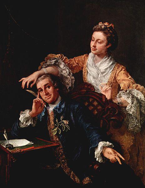 William Hogarth David Garrick with His Wife France oil painting art